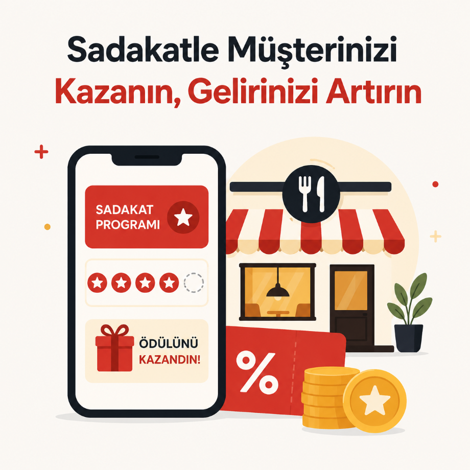 Restoran sadakat kampanyası uygulaması